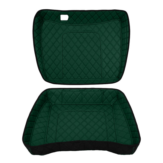 Tour Trunk Pack Organizer, Durable PU Leather Liner with Pockets