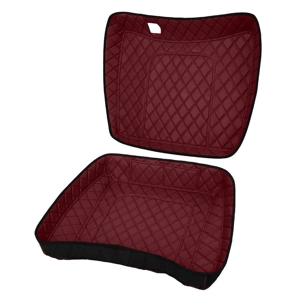 Harley Davidson Tour Pack Organizer – Custom Fit, Durable PU Leather Liner with 4 Pockets