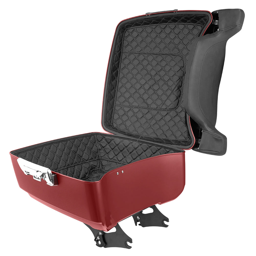 Detachable King Tour Trunk Pack Kits for H-D with Tour Trunk Pack Liners