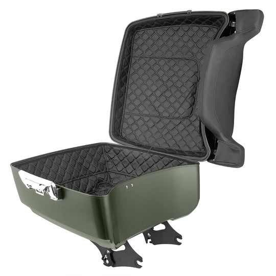 Detachable King Tour Trunk Pack Kits for H-D with Tour Trunk Pack Liners