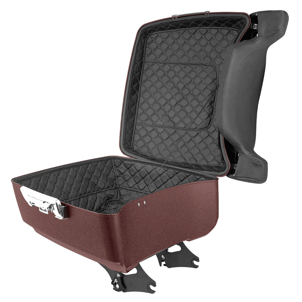 Detachable King Tour Trunk Pack Kits for H-D with Tour Trunk Pack Liners