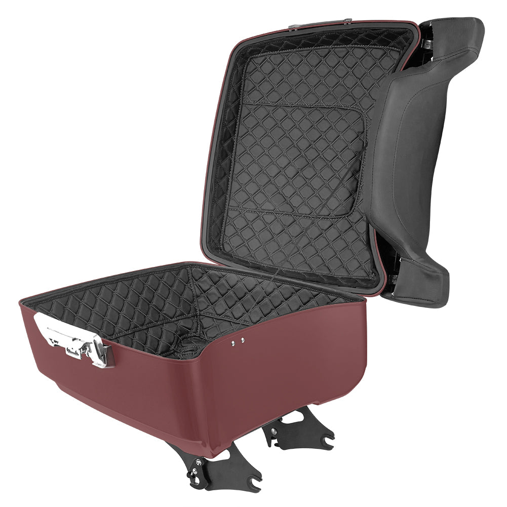 Detachable King Tour Trunk Pack Kits for H-D with Tour Trunk Pack Liners