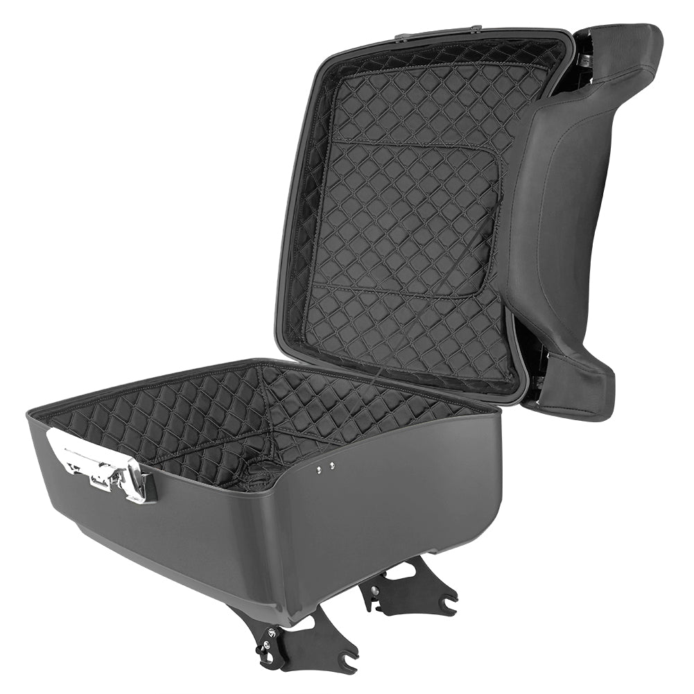 Detachable King Tour Trunk Pack Kits for H-D with Tour Trunk Pack Liners