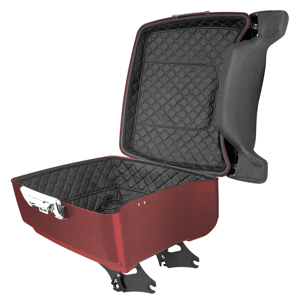 Detachable King Tour Trunk Pack Kits for H-D with Tour Trunk Pack Liners