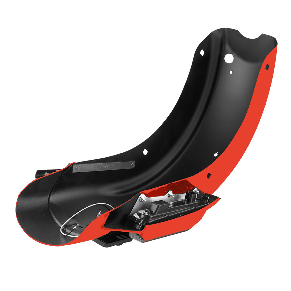 Color Matched CVO Rear Fender with Integrated LED Lights for Touring 2014-2026