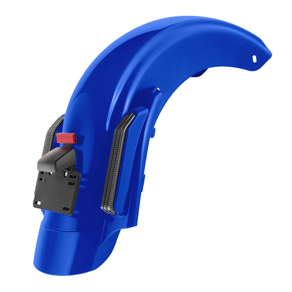 Color Matched CVO Rear Fender with Integrated LED Lights for Touring 2014-2026