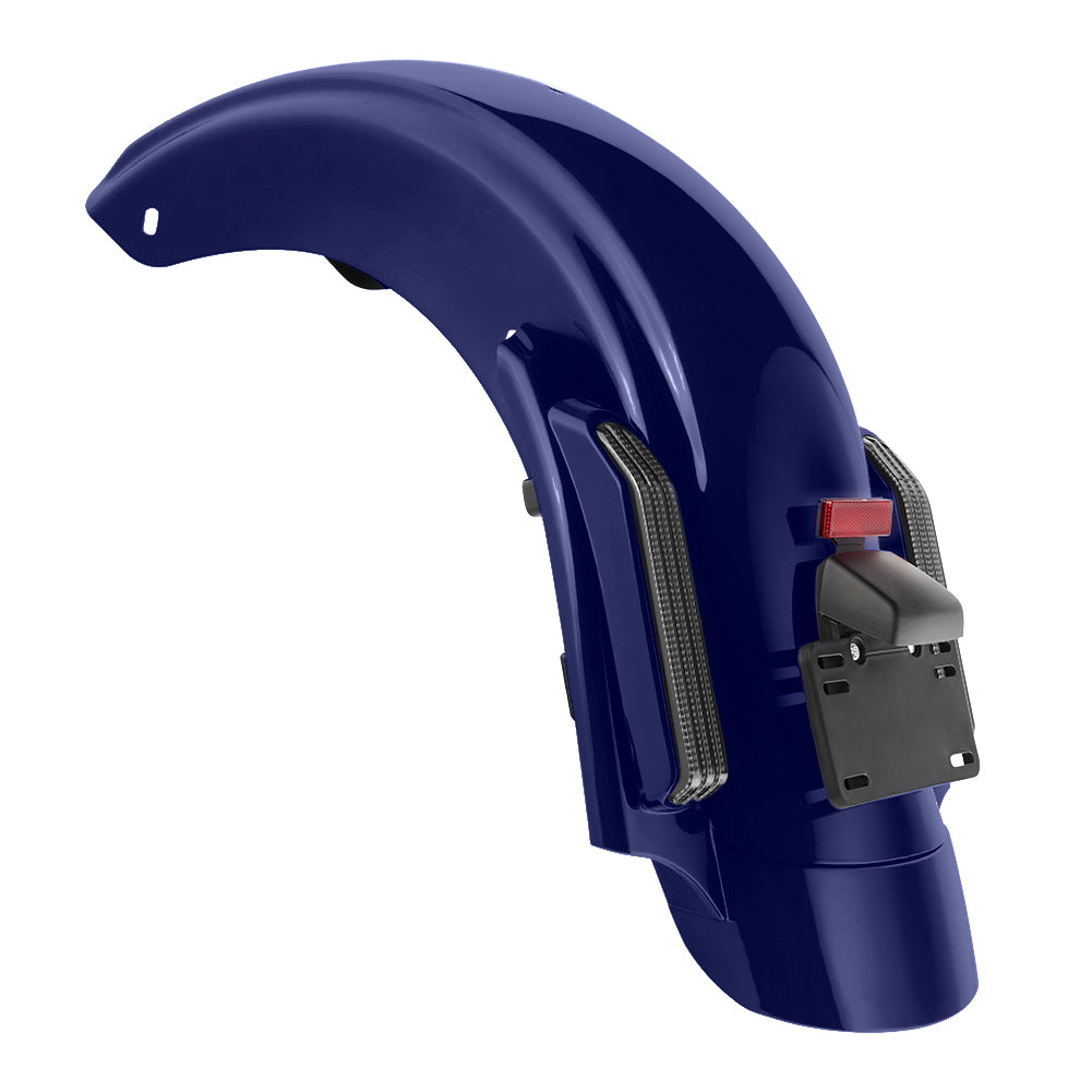 Color Matched CVO Rear Fender with Integrated LED Lights for Touring 2014-2026