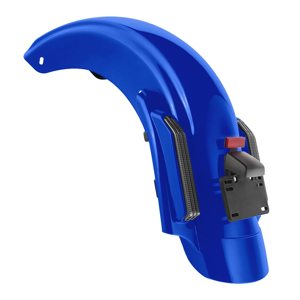 Color Matched CVO Rear Fender with Integrated LED Lights for Touring 2014-2026