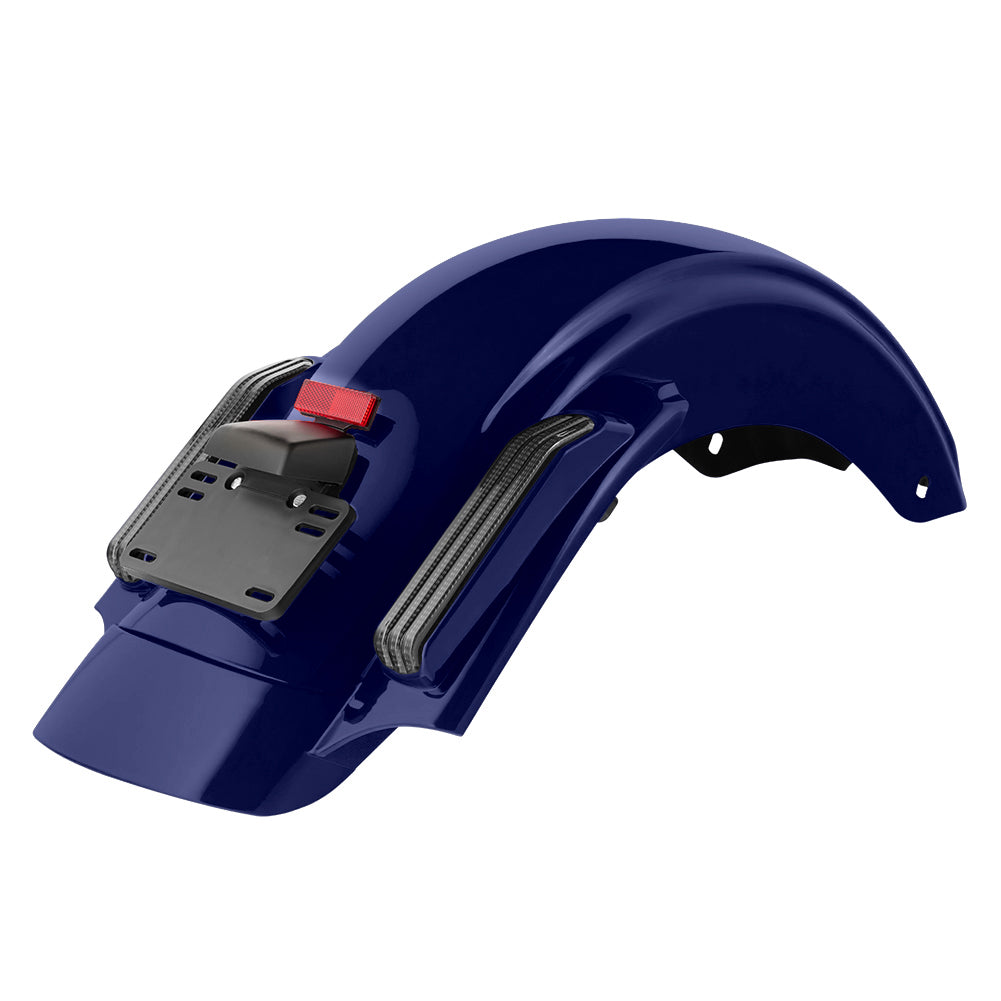 Color Matched CVO Rear Fender with Integrated LED Lights for Touring 2014-2026