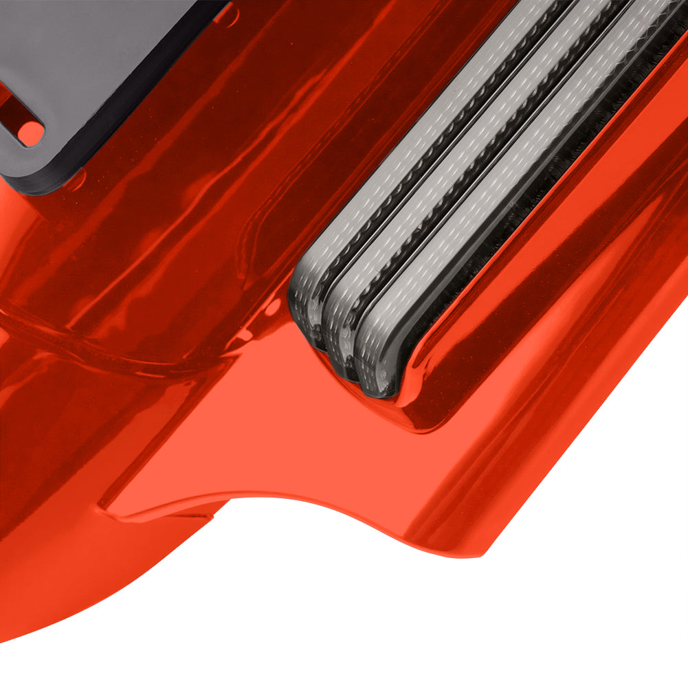 Color Matched CVO Rear Fender with Integrated LED Lights for Touring 2014-2026