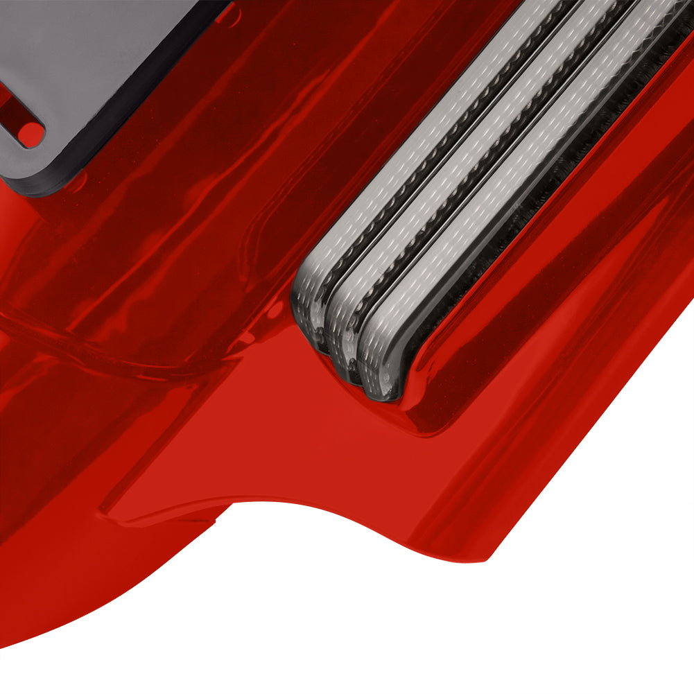 Color Matched CVO Rear Fender with Integrated LED Lights for Touring 2014-2026