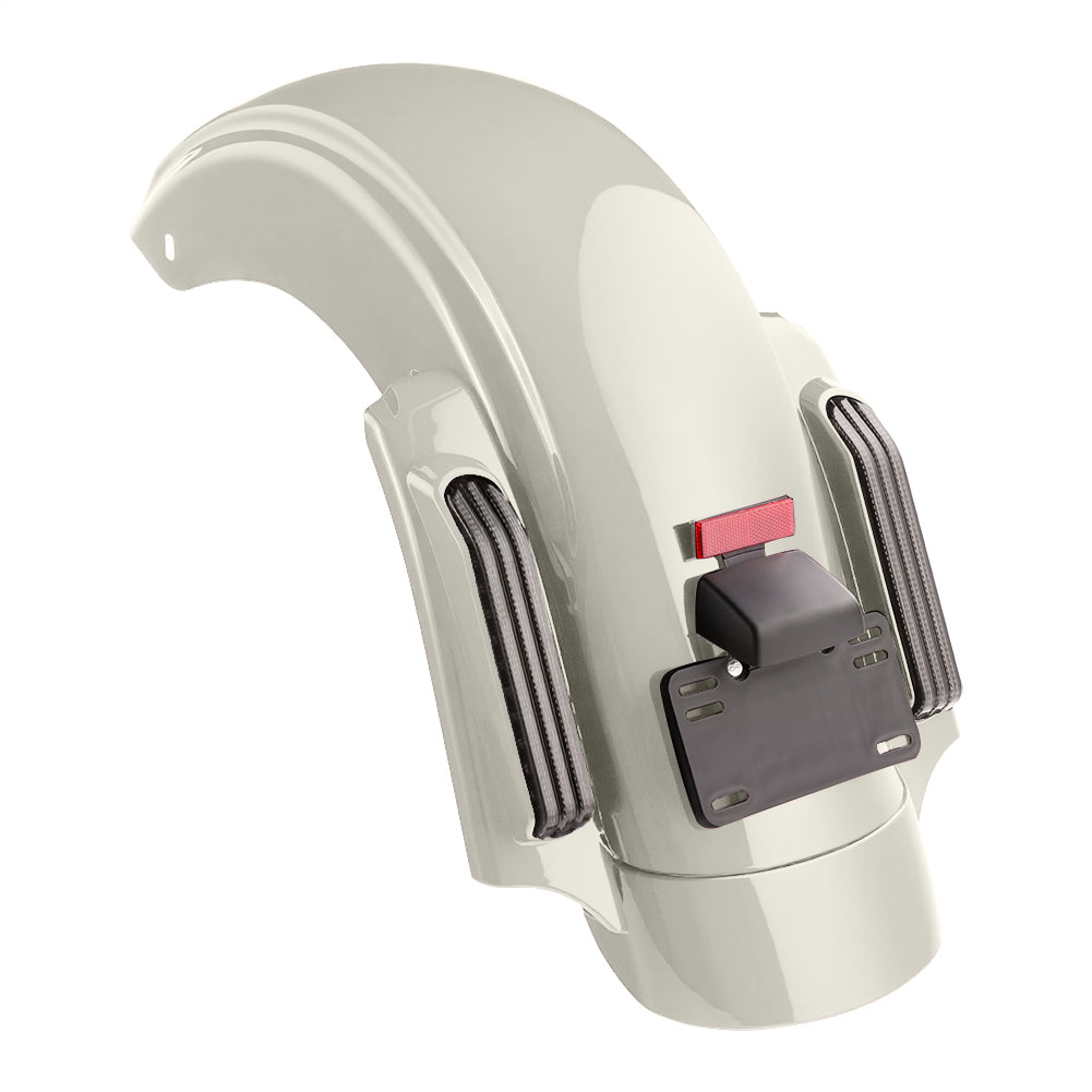 Color Matched CVO Rear Fender with Integrated LED Lights for Touring 2014-2026