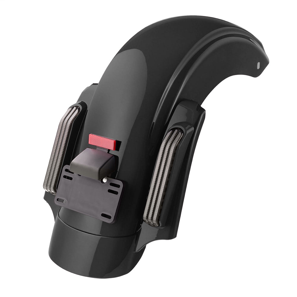 Color Matched CVO Rear Fender with Integrated LED Lights for Touring 2014-2026
