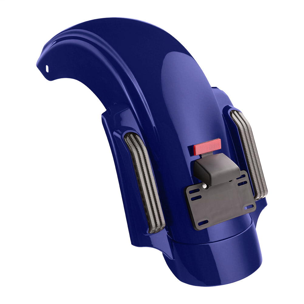 Color Matched CVO Rear Fender with Integrated LED Lights for Touring 2014-2026