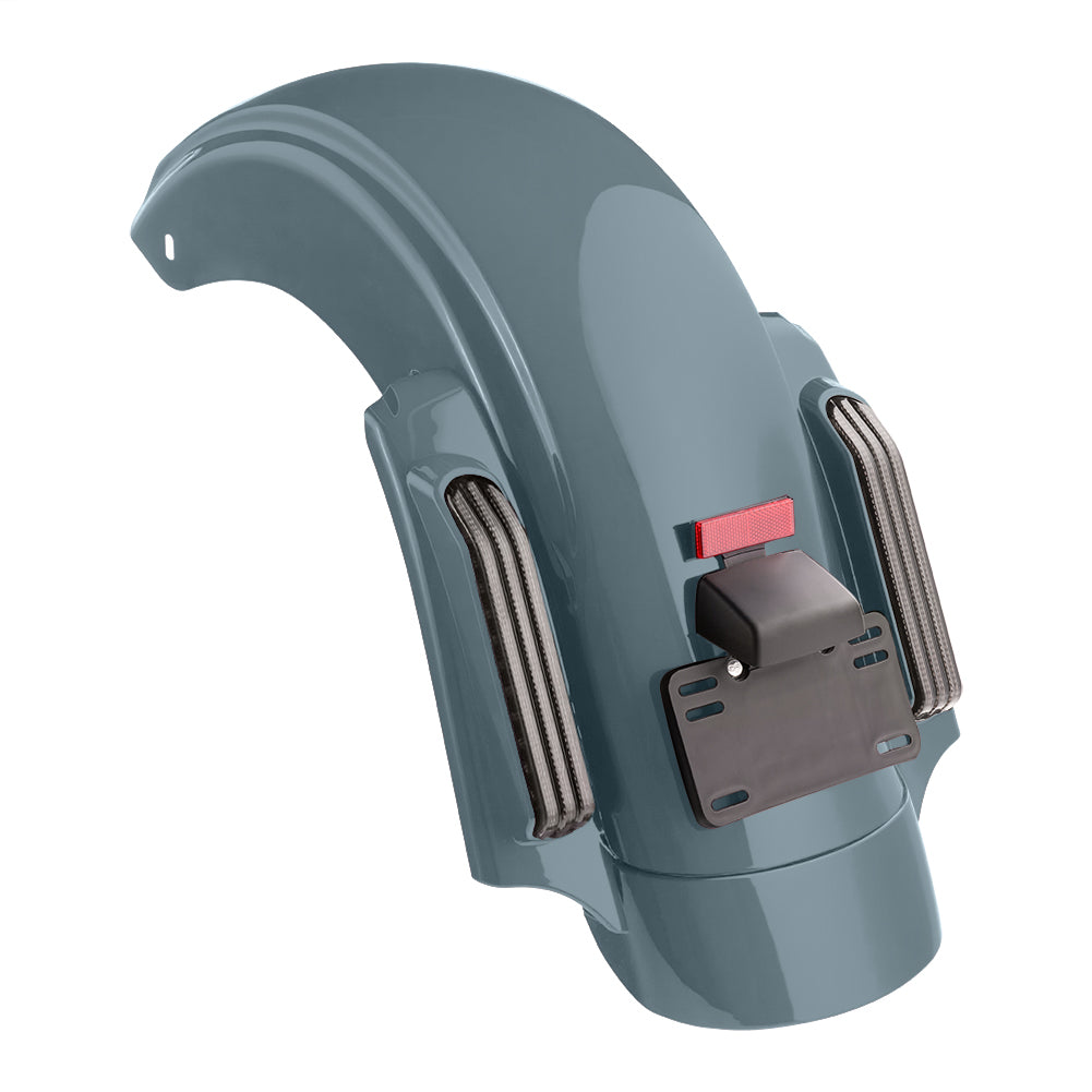 Color Matched CVO Rear Fender with Integrated LED Lights for Touring 2014-2026