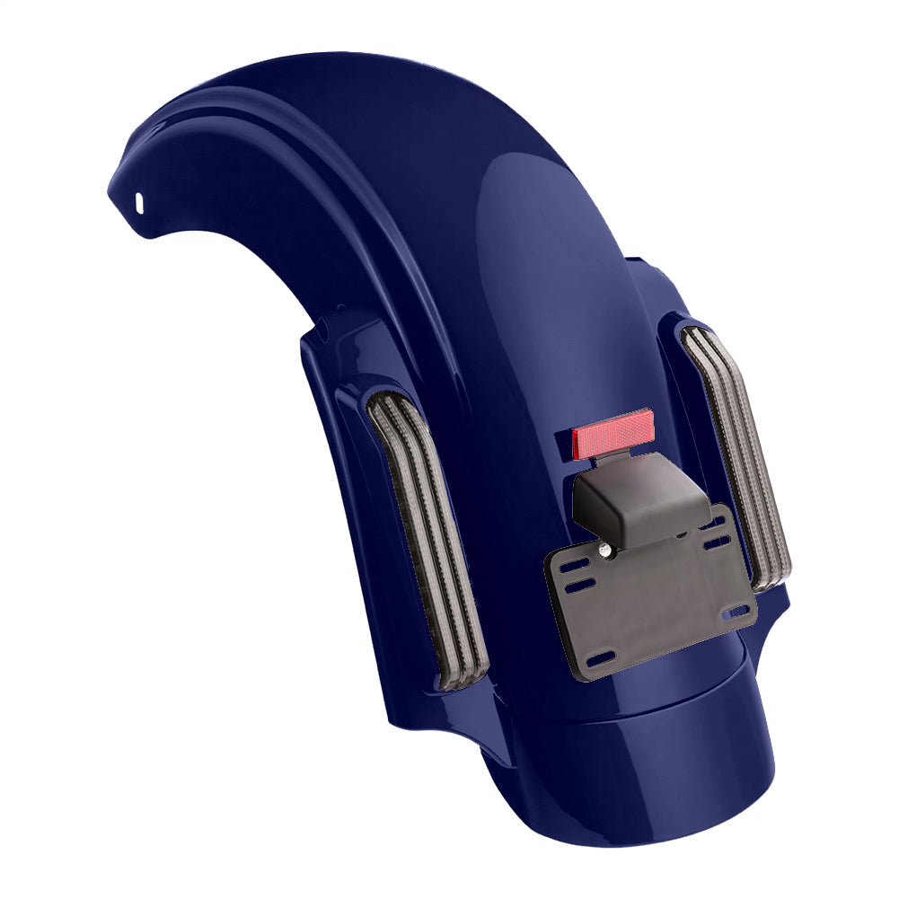 Color Matched CVO Rear Fender with Integrated LED Lights for Touring 2014-2026