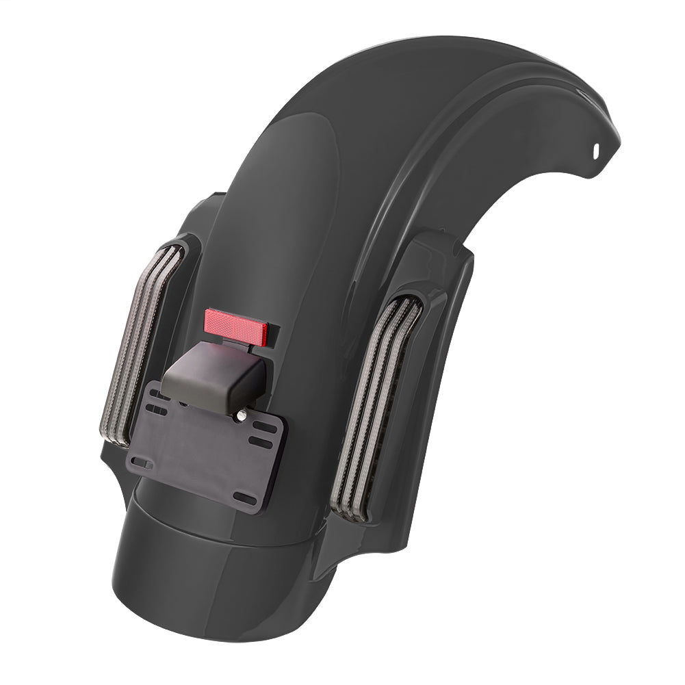 Color Matched CVO Rear Fender with Integrated LED Lights for Touring 2014-2026