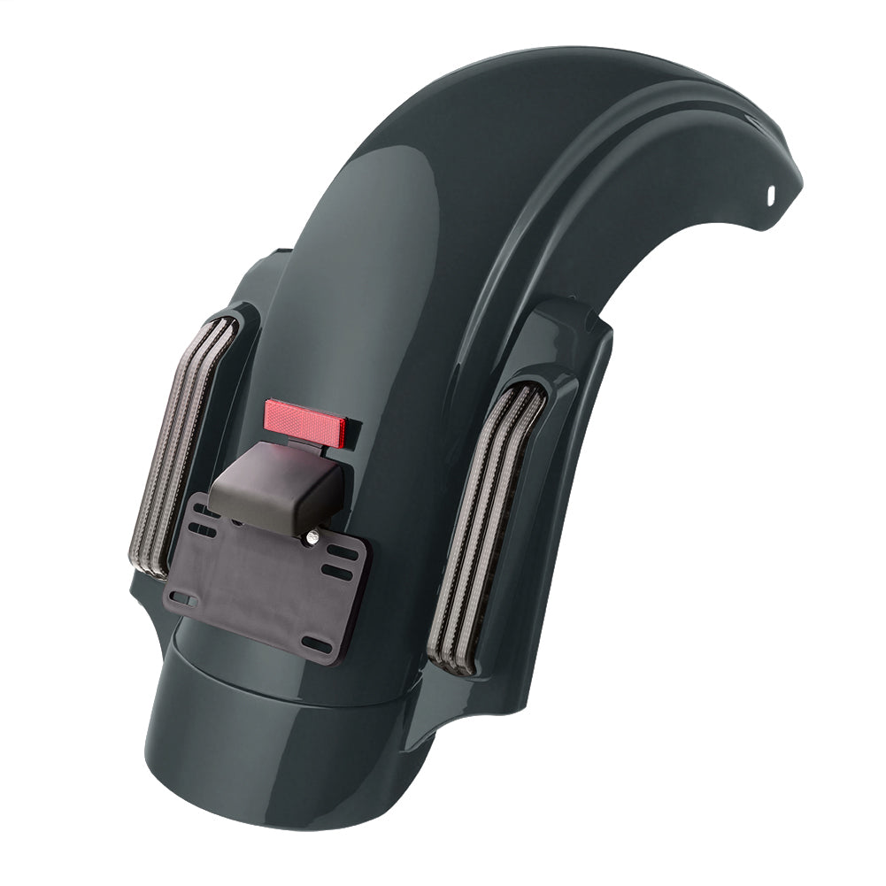 Color Matched CVO Rear Fender with Integrated LED Lights for Touring 2014-2026