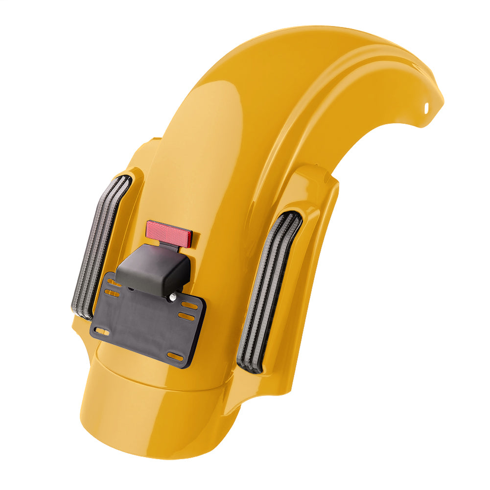 Color Matched CVO Rear Fender with Integrated LED Lights for Touring 2014-2026