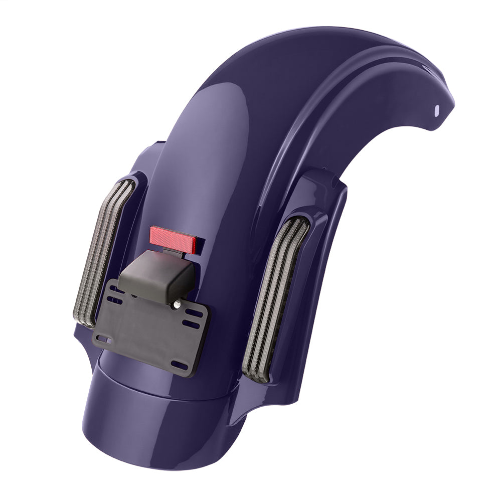 Color Matched CVO Rear Fender with Integrated LED Lights for Touring 2014-2026