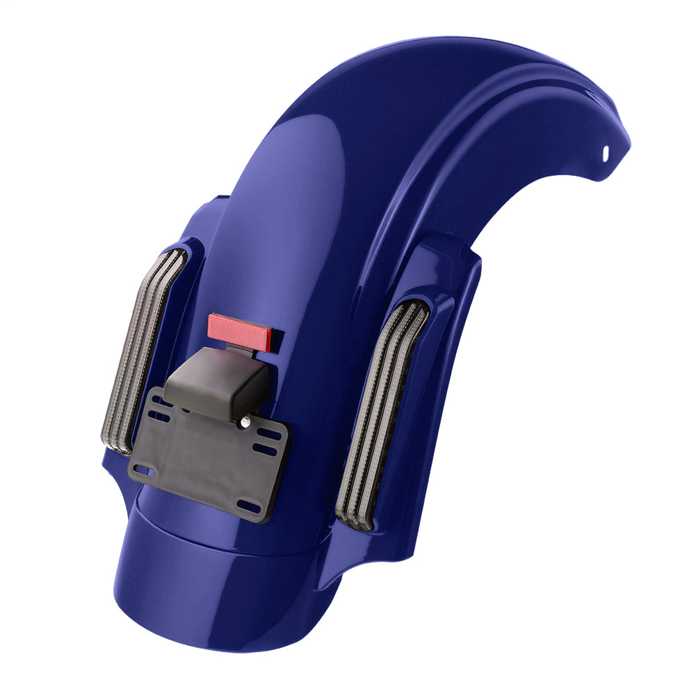 Color Matched CVO Rear Fender with Integrated LED Lights for Touring 2014-2026