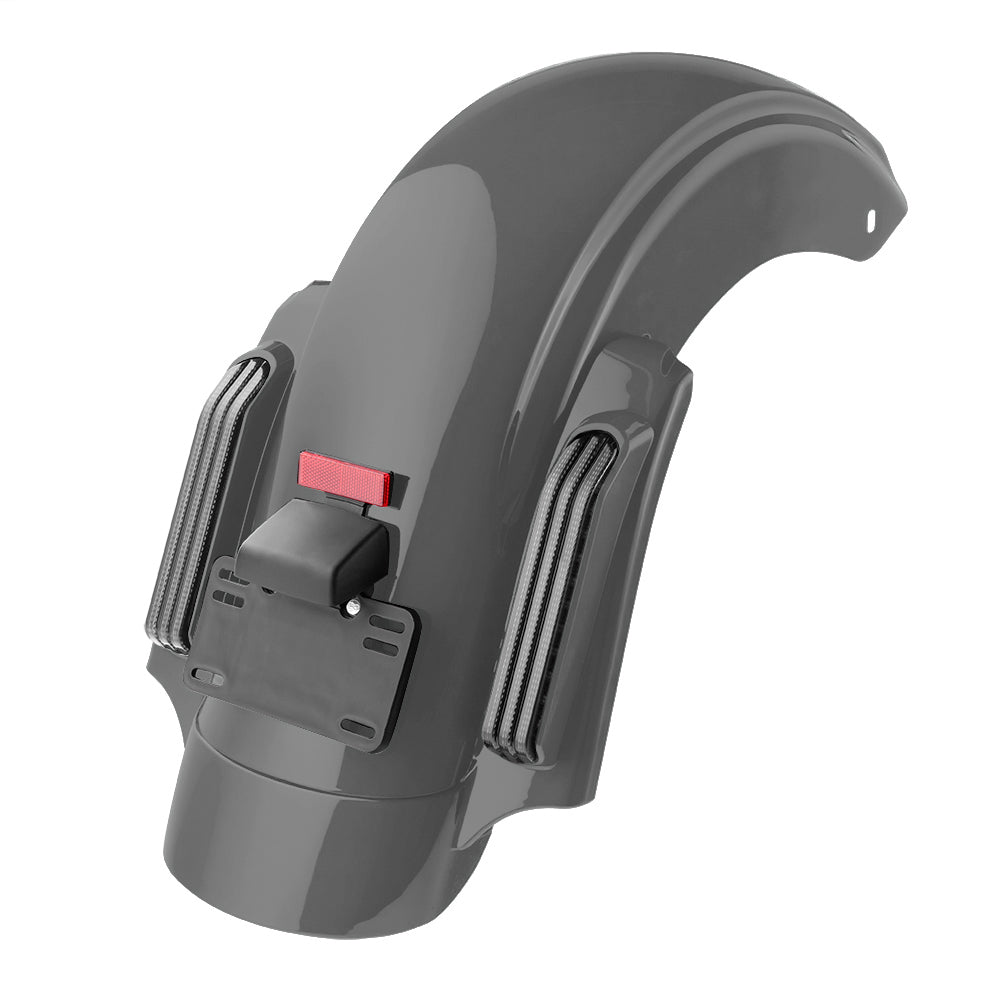 Color Matched CVO Rear Fender with Integrated LED Lights for Touring 2014-2026