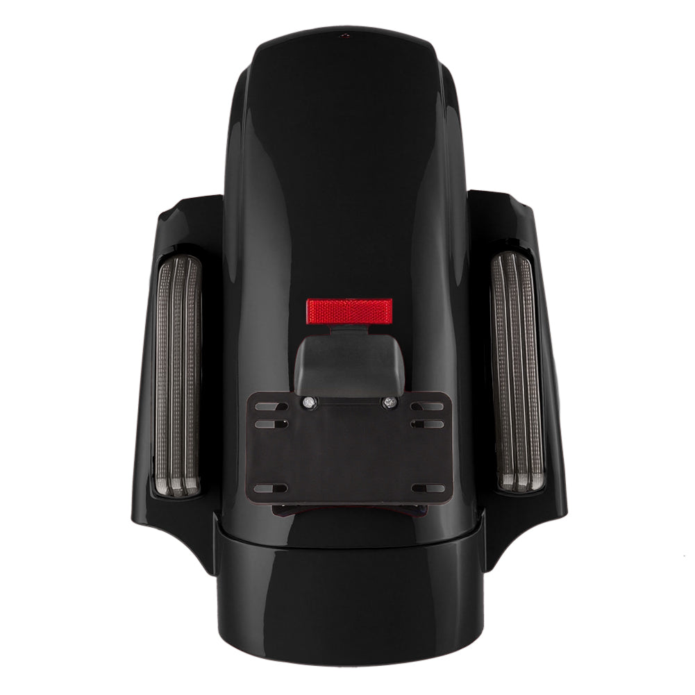 Color Matched CVO Rear Fender with Integrated LED Lights for Touring 2014-2026