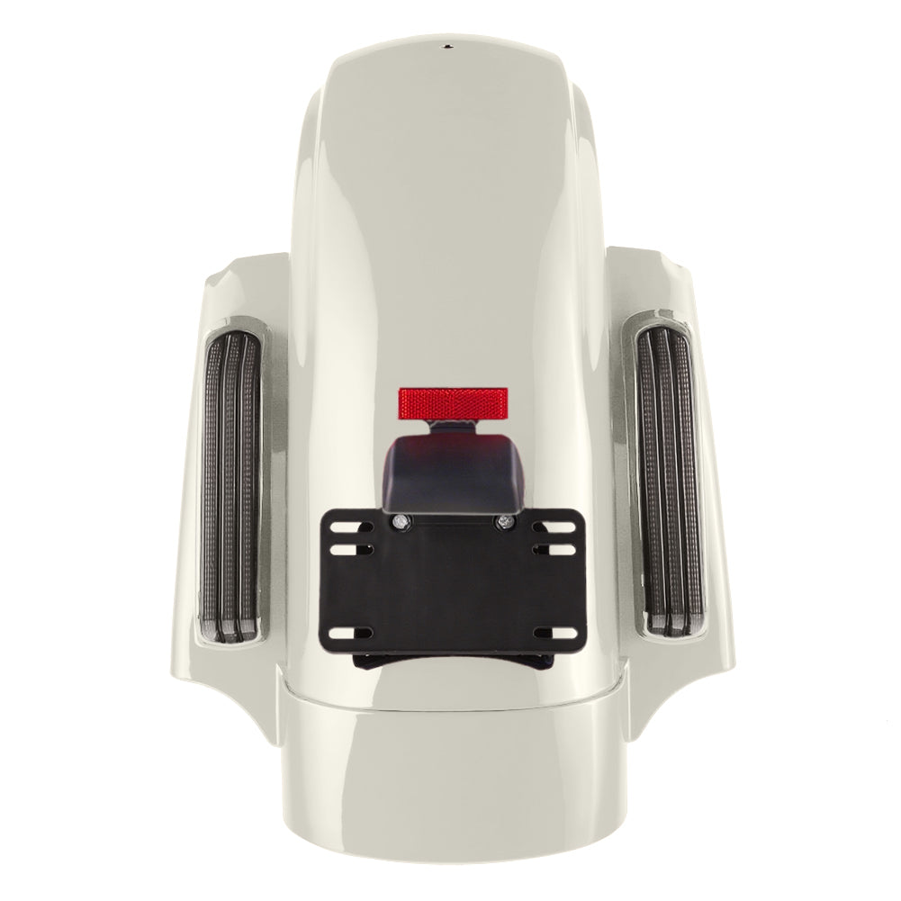 Color Matched CVO Rear Fender with Integrated LED Lights for Touring 2014-2026