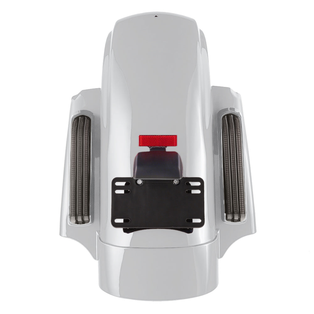 Color Matched CVO Rear Fender with Integrated LED Lights for Touring 2014-2026