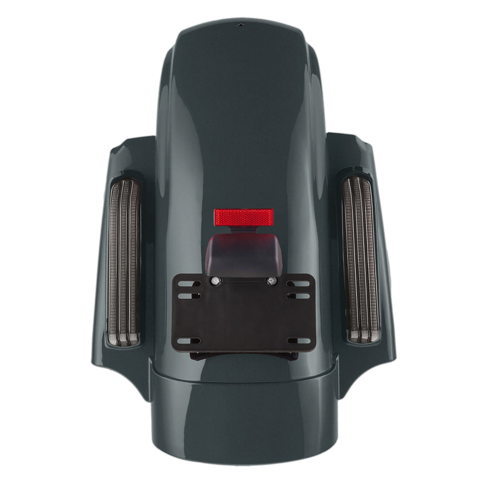 Color Matched CVO Rear Fender with Integrated LED Lights for Touring 2014-2026