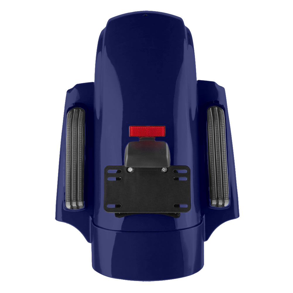 Color Matched CVO Rear Fender with Integrated LED Lights for Touring 2014-2026