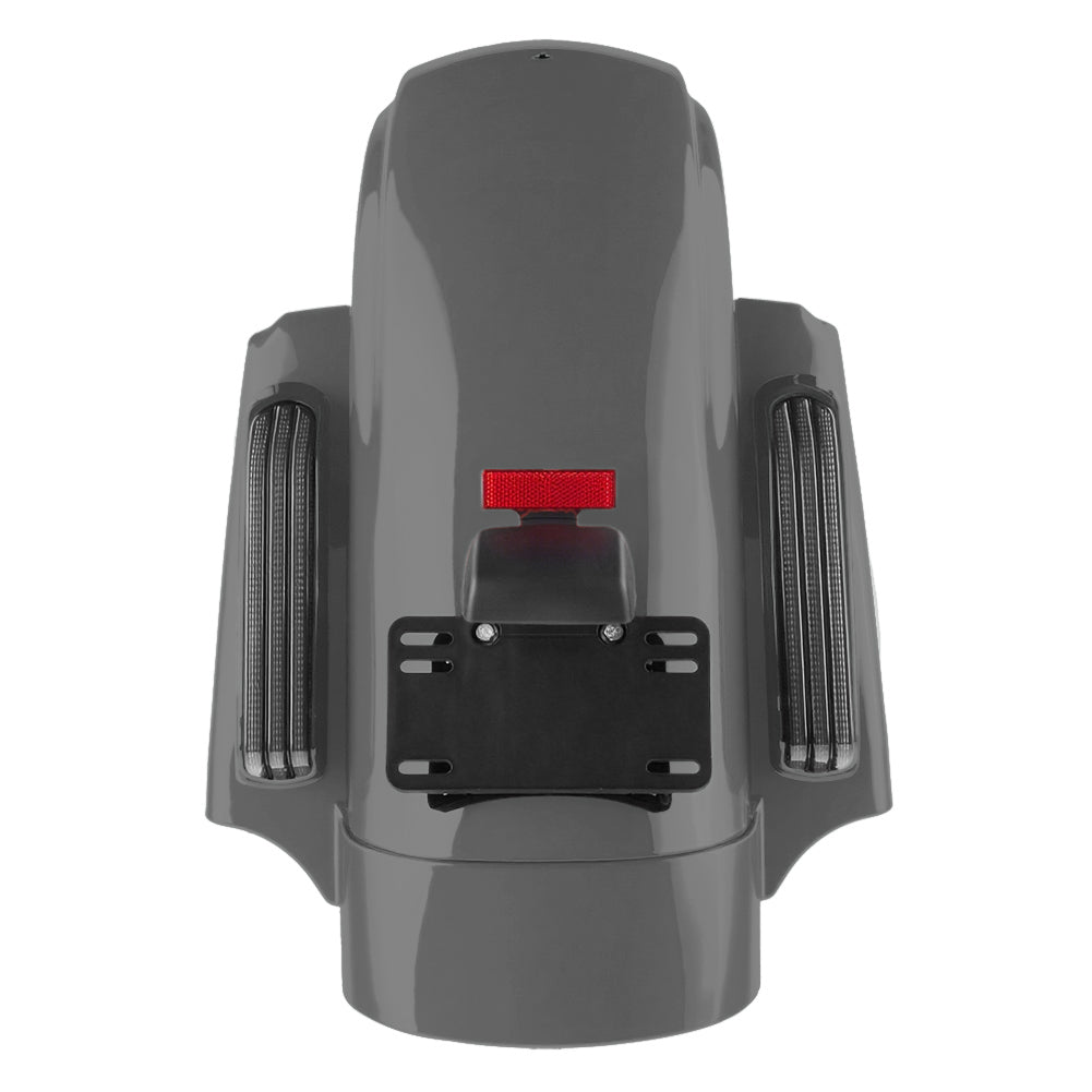 Color Matched CVO Rear Fender with Integrated LED Lights for Touring 2014-2026
