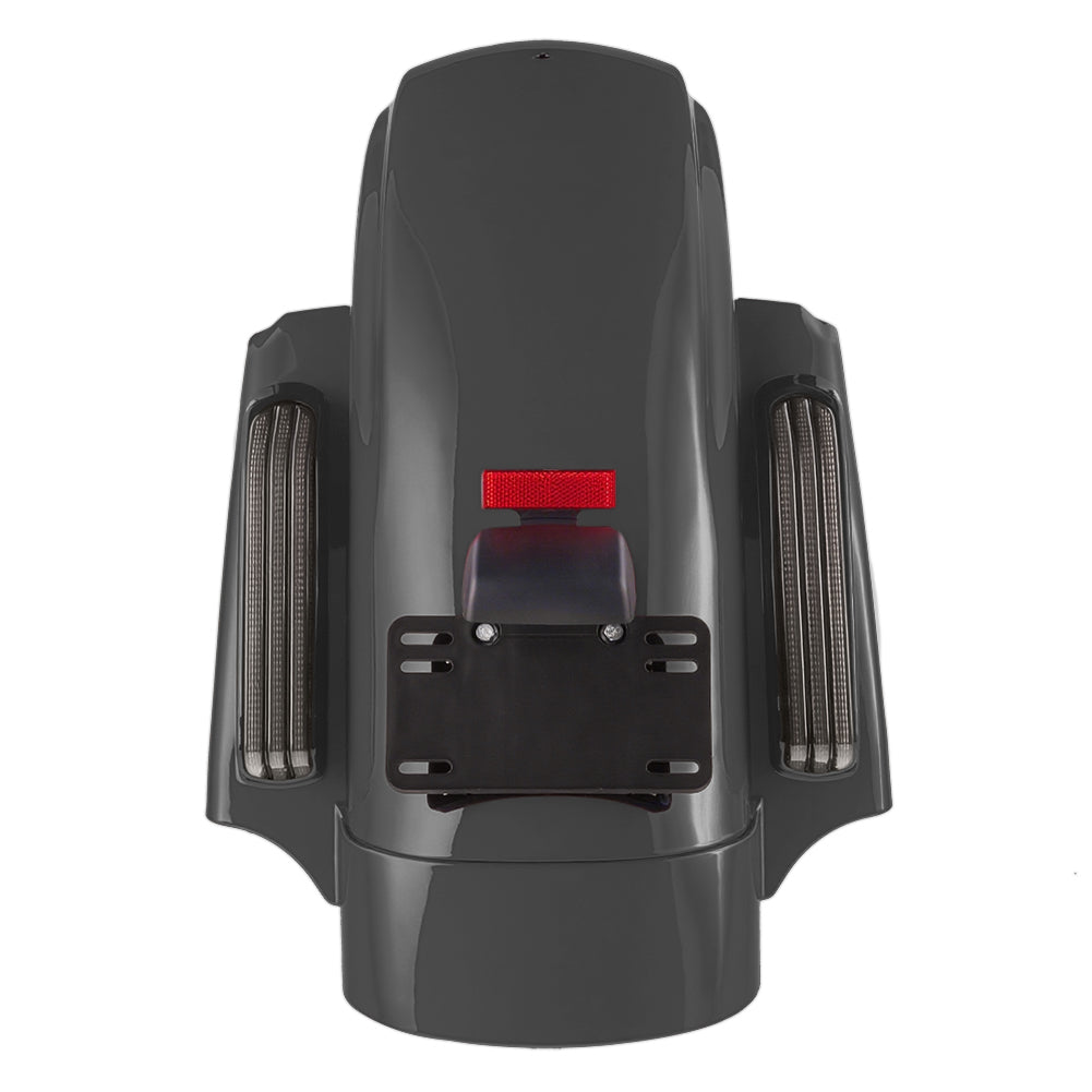 Color Matched CVO Rear Fender with Integrated LED Lights for Touring 2014-2026