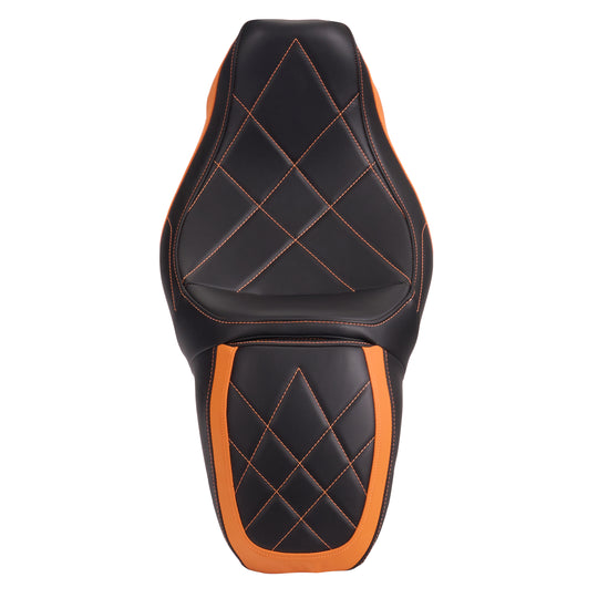 2-Up One-Piece Passenger Seat Fit for  '09-'23 Touring and Tri Glide Models