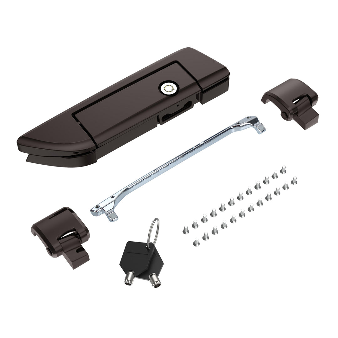 Tour Trunk Pack Latches and Hinges: Color-Matched Kit for Mocardine, Razor, Chopped, and King Tour Trunk Packs