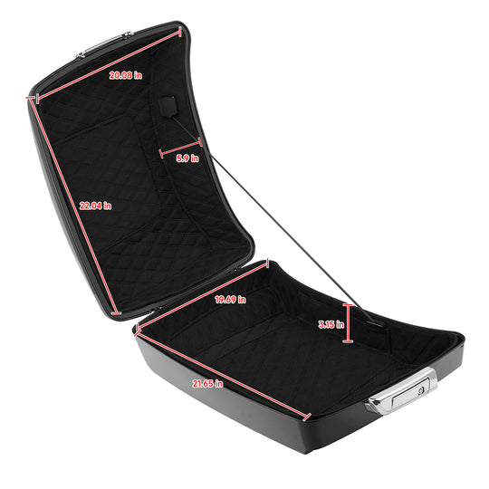 Tour Trunk Pack Liners Custom Stitching Liners Fit for 2014-2023 New Material More Abrasion-Resistant And Ductile Lozenge Pattern