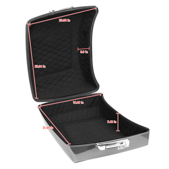 Tour Trunk Pack Liners Custom Stitching Liners Fit for 2014-2023 New Material More Abrasion-Resistant And Ductile Lozenge Pattern