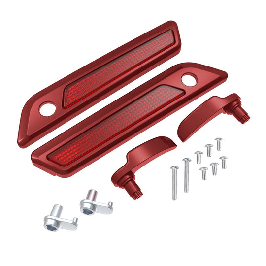 COLOR MATCHED SADDLEBAG LID LEVER & LATCH COVER SET KIT FOR 2014+ HARLEY TOURING