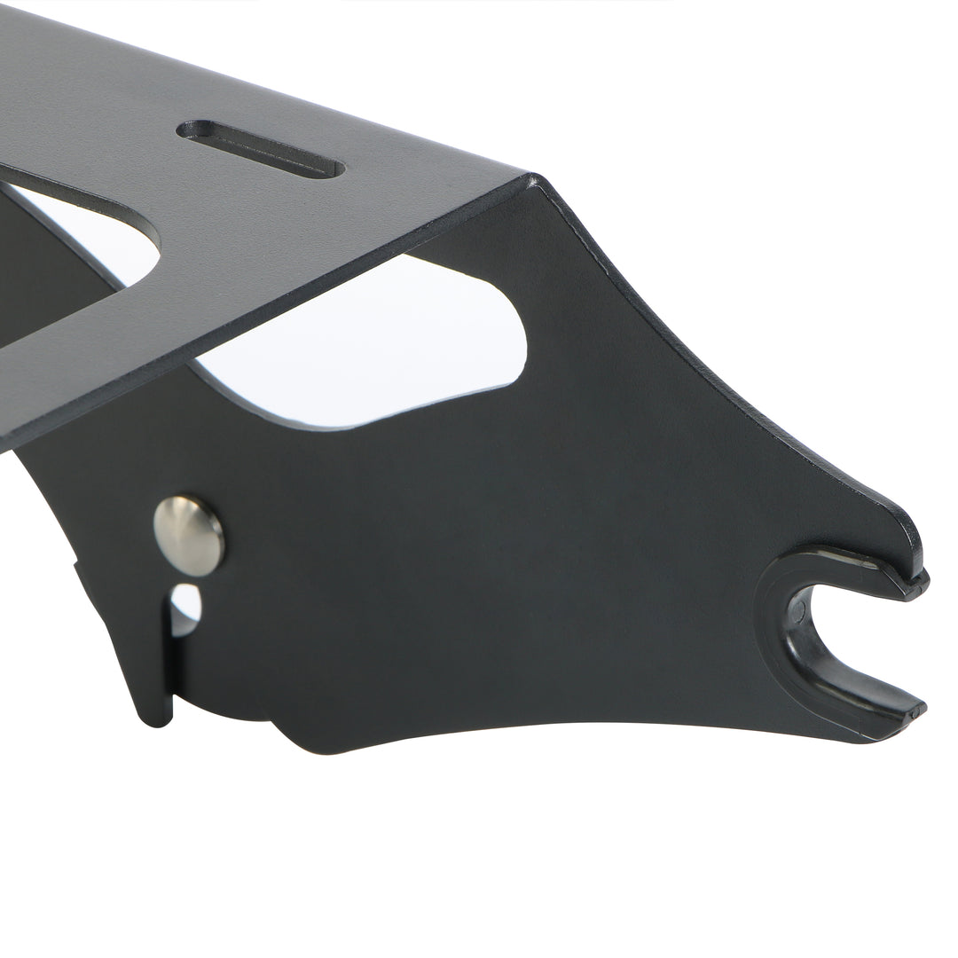 Two-Up Tour Trunk Pack Mount Black Detachable Tour Trunk Pack kit For Touring Trunk Pack