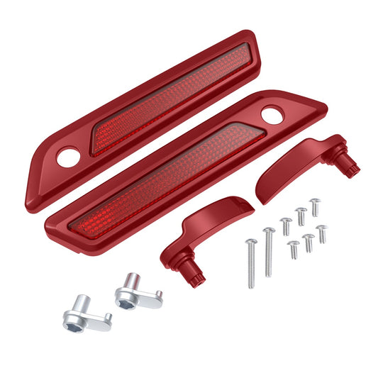 COLOR MATCHED SADDLEBAG LID LEVER & LATCH COVER SET KIT FOR 2014+ HARLEY TOURING