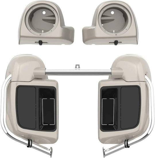 Speaker Pods Box 6.5 inch for Rushmore Lower Vented Fairing Kits Fits for '14-'23 Harley Touring - Mocardine