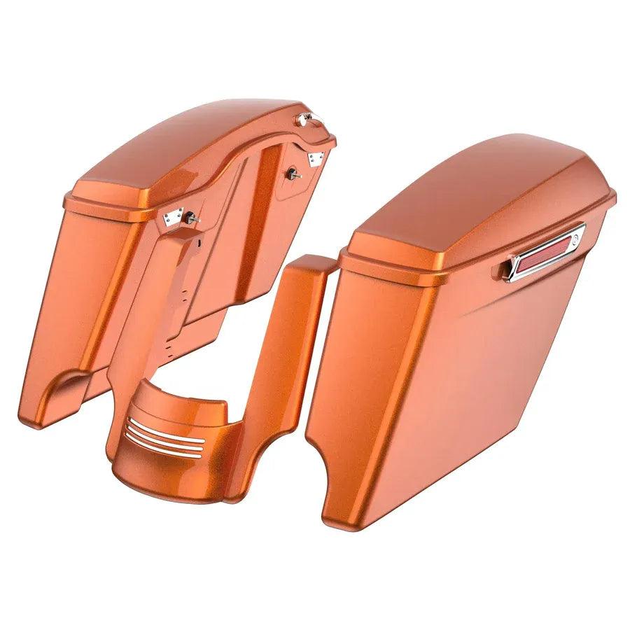 STRETCHED SADDLEBAG BOTTOMS & STRETCHED REAR FENDER EXTENSION FOR HARLEY DAVIDSON 2014+ TOURING - Mocardine