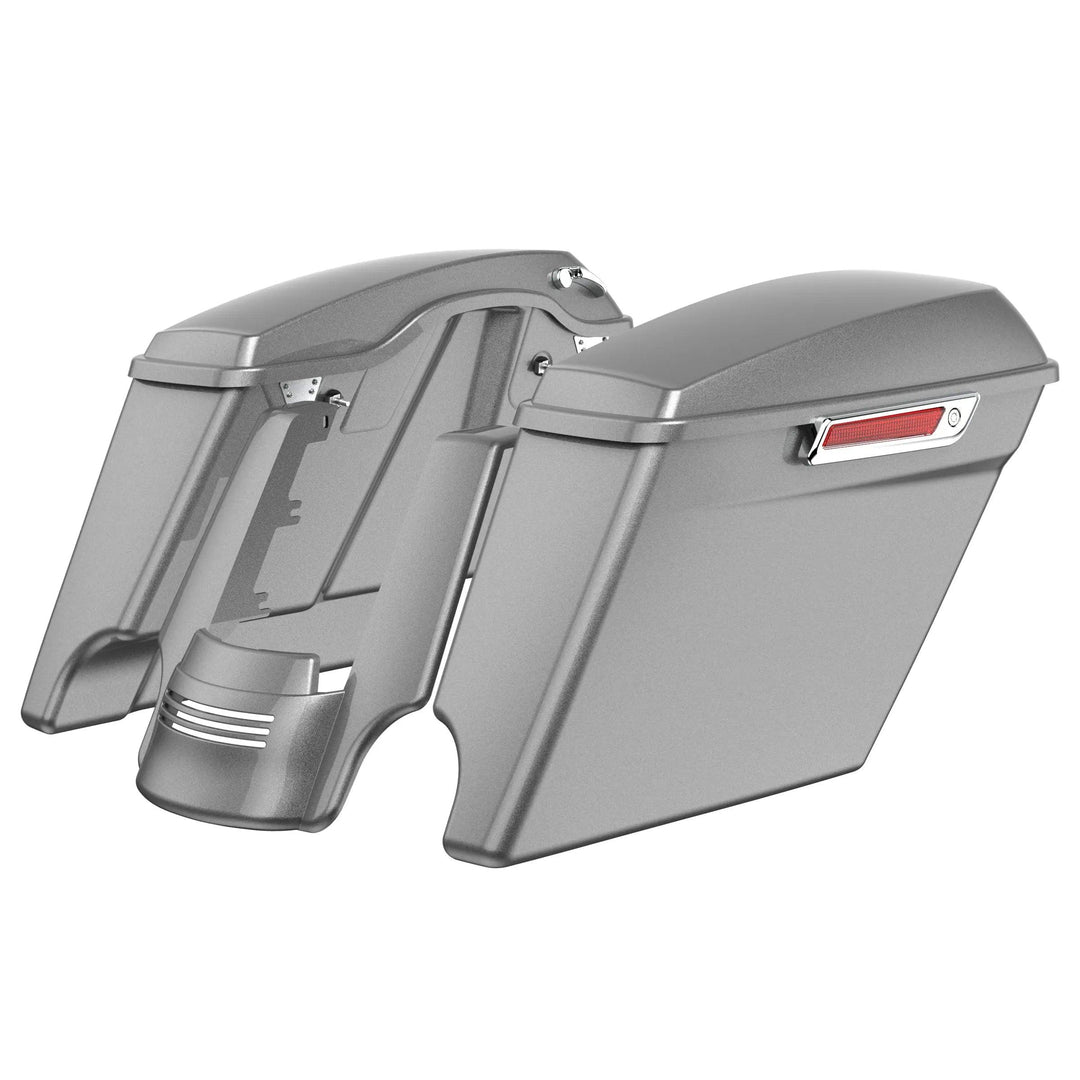 STRETCHED SADDLEBAG BOTTOMS & STRETCHED REAR FENDER EXTENSION FOR HARLEY DAVIDSON 2014+ TOURING - Mocardine