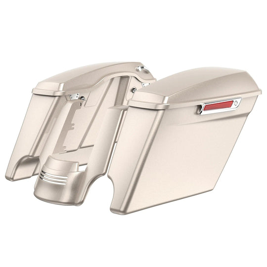 STRETCHED SADDLEBAG BOTTOMS & STRETCHED REAR FENDER EXTENSION FOR HARLEY DAVIDSON 2014+ TOURING - Mocardine