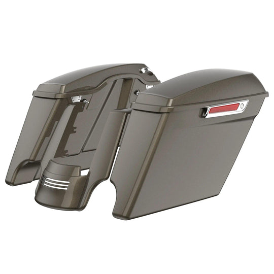 STRETCHED SADDLEBAG BOTTOMS & STRETCHED REAR FENDER EXTENSION FOR HARLEY DAVIDSON 2014+ TOURING - Mocardine