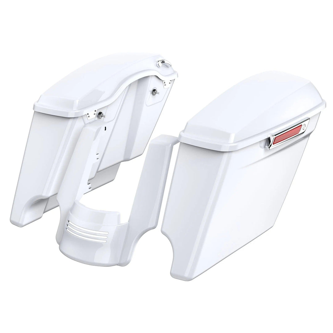 STRETCHED SADDLEBAG BOTTOMS & STRETCHED REAR FENDER EXTENSION FOR HARLEY DAVIDSON 2014+ TOURING - Mocardine