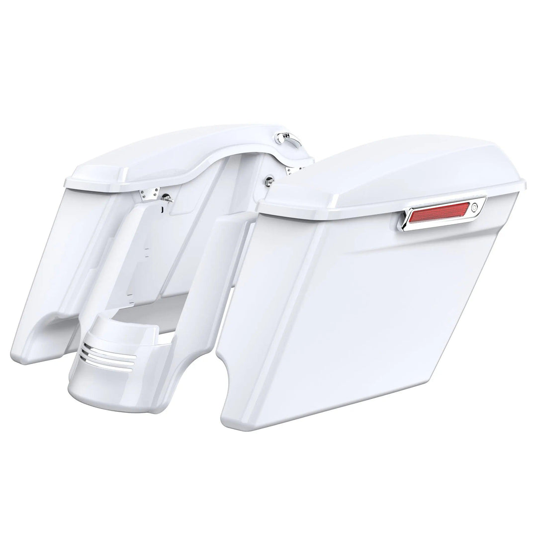 STRETCHED SADDLEBAG BOTTOMS & STRETCHED REAR FENDER EXTENSION FOR HARLEY DAVIDSON 2014+ TOURING - Mocardine