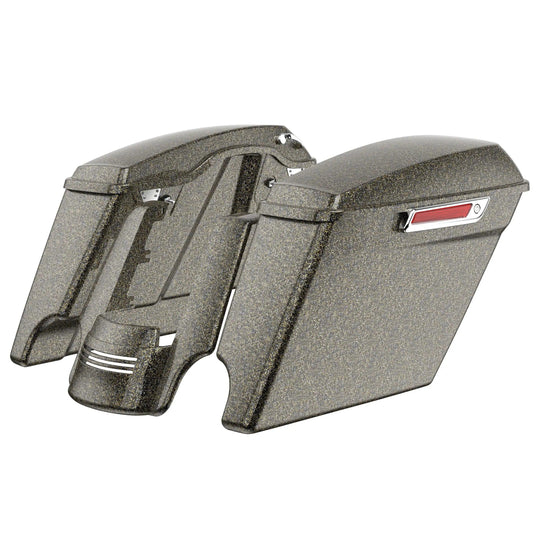 STRETCHED SADDLEBAG BOTTOMS & STRETCHED REAR FENDER EXTENSION FOR HARLEY DAVIDSON 2014+ TOURING - Mocardine