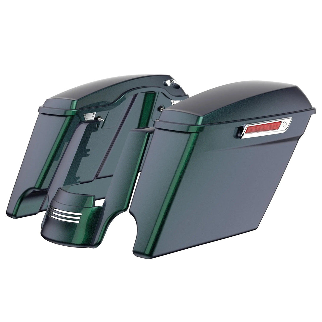 STRETCHED SADDLEBAG BOTTOMS & STRETCHED REAR FENDER EXTENSION FOR HARLEY DAVIDSON 2014+ TOURING - Mocardine