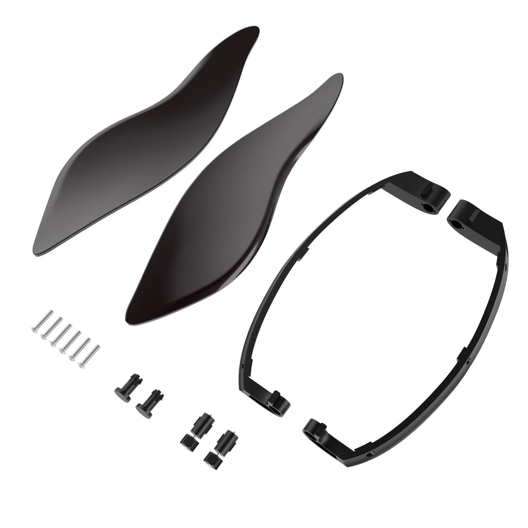 ADJUSTABLE FAIRING AIR DEFLECTORS FOR 2014+ HARLEY BATWING